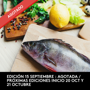 Curso intensivo de cocina de mercado 1. Inicio martes 20 Oct y miércoles 21 Oct