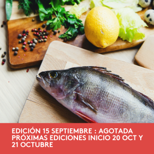 Curso intensivo de cocina de mercado 1. Inicio martes 20 Oct y miércoles 21 Oct