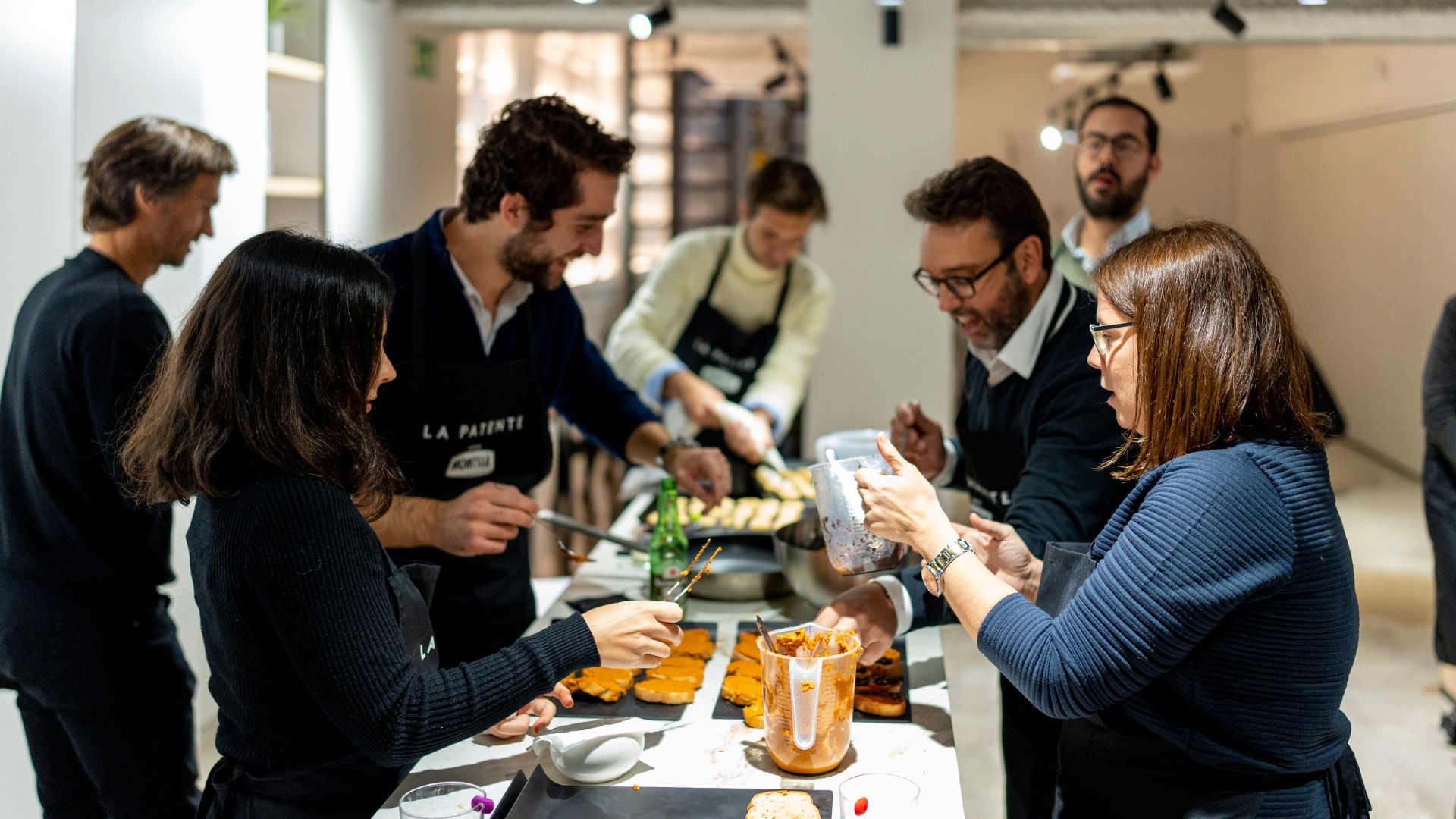 Espacio con branding